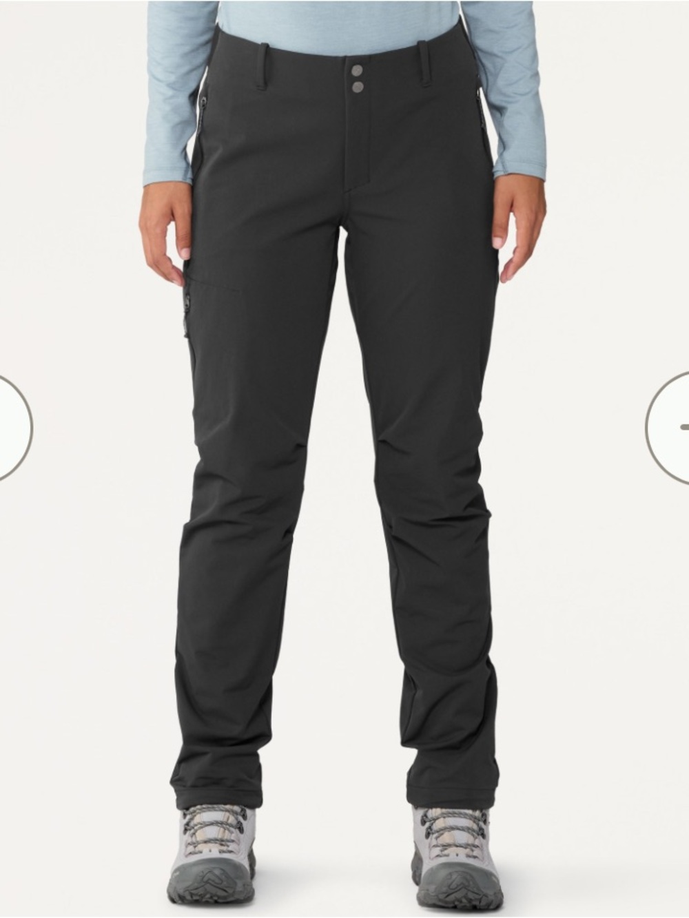 REI Co-op Activator Pants - Women's Size L Petite Dark Grey